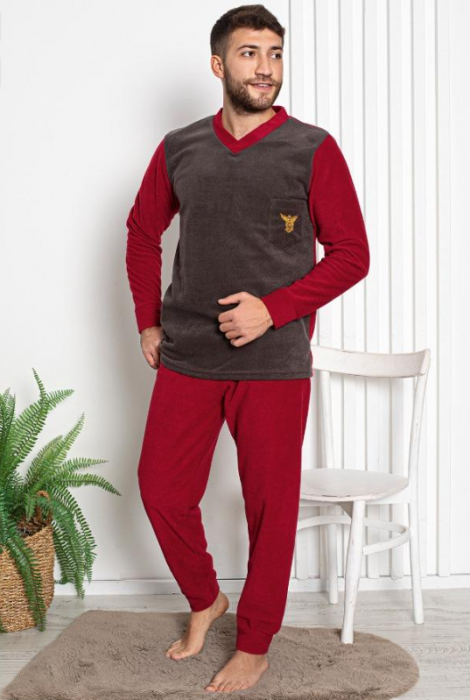 Pijama din două piese,barbati, Material polar, Lux,  Baki33 100%micro [2]