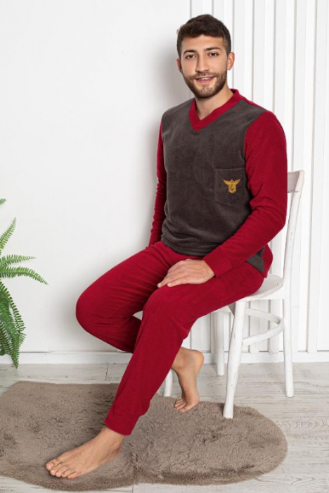 Pijama din două piese,barbati, Material polar, Lux,  Baki35, 100%micro [2]