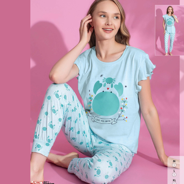 Pijama femei din două piese, Material 100% Viscon, Lux PIJ12034 [1]
