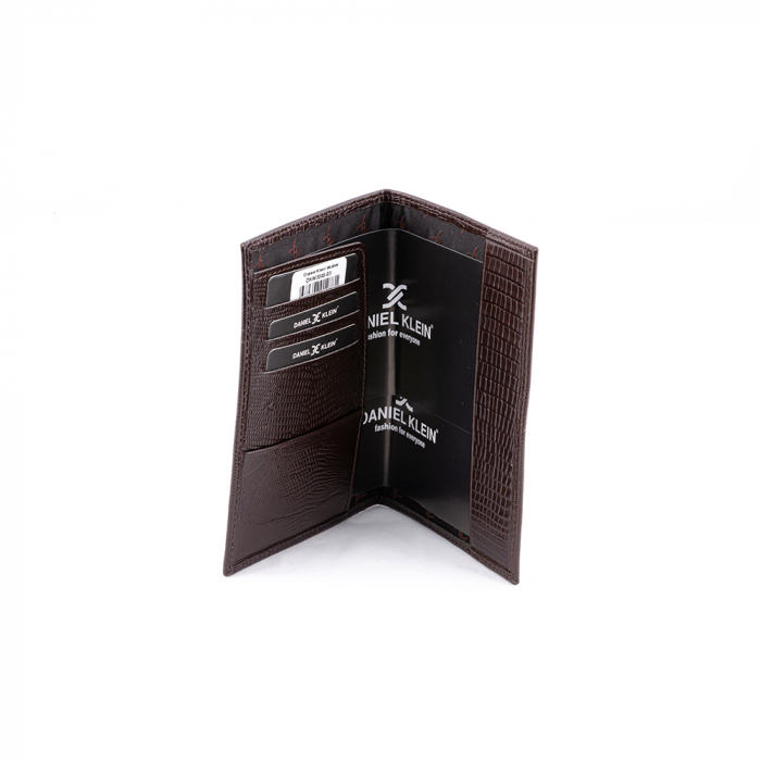 Port card cafeniu Daniel Klein, pentru barbati, din piele naturala, DKW3048-03 [2]