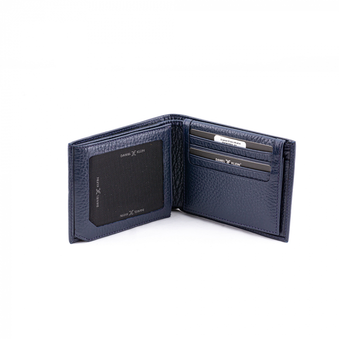 Portofel cafeniu Daniel Klein, pentru barbati, din piele naturala, DKW3055-02 [2]