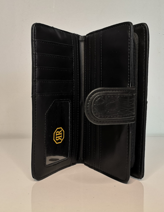 Portofel de dama din piele ecologica AB601 negru [2]