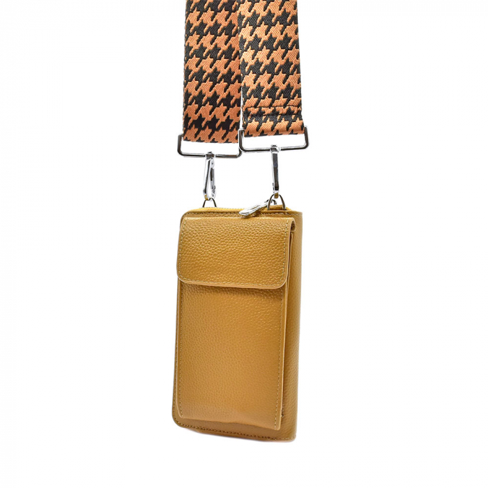 Portofel Din Piele Naturala Ocru [2]