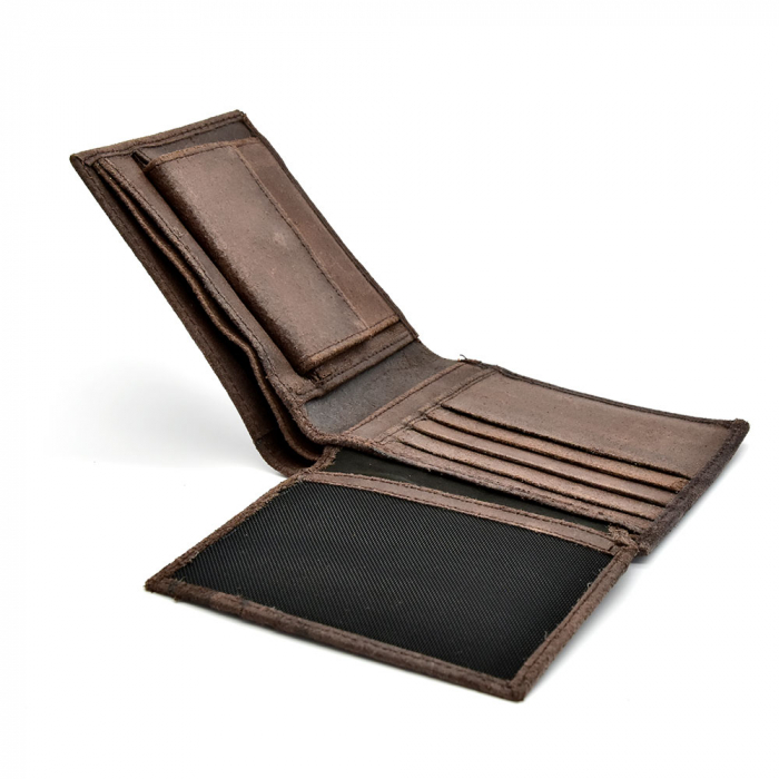 Portofel Pentru Barbati Polo Style Din Piele Naturala Cafenie [3]