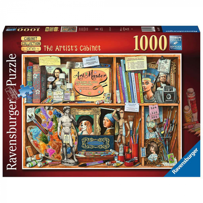 PUZZLE CABINETUL ARTISTULUI, 1000 PIESE