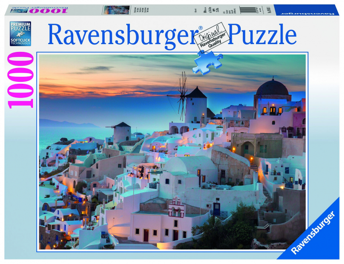 PUZZLE NOAPTEA IN SANTORINI, 1000 PIESE