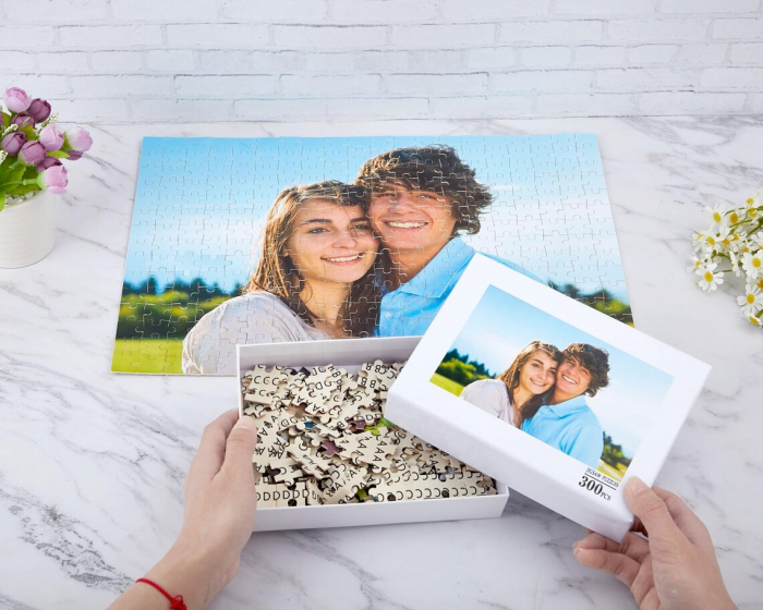 Puzzle personalizat cu o poză sau text pentru Valentine's Day  PZ001 [3]