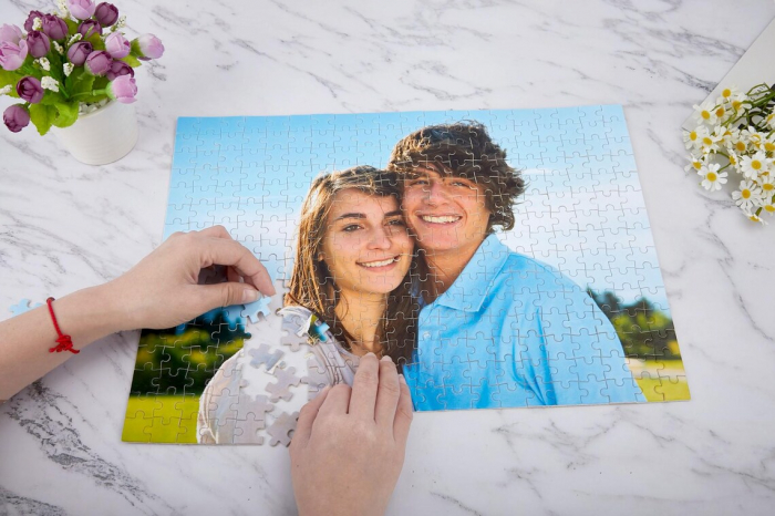 Puzzle personalizat cu o poză sau text pentru Valentine's Day  PZ001 [4]