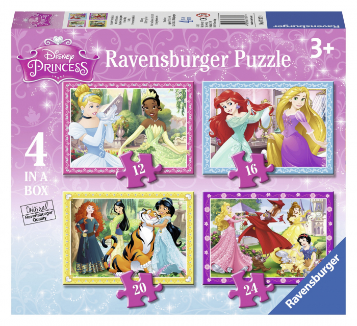 PUZZLE PRINTESELE DISNEY 12 16 20 24p