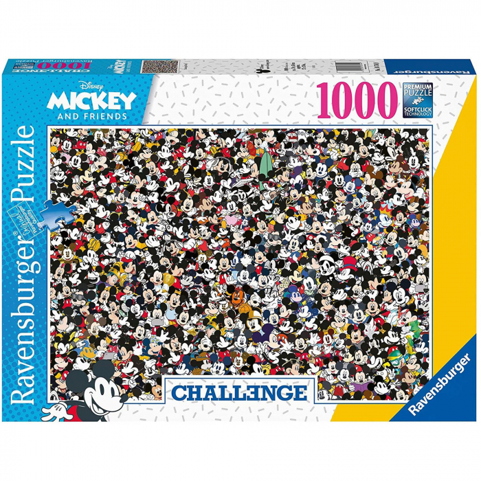 PUZZLE PROVOCARE MICKEY SI PRIETENII, 1000 PIESE