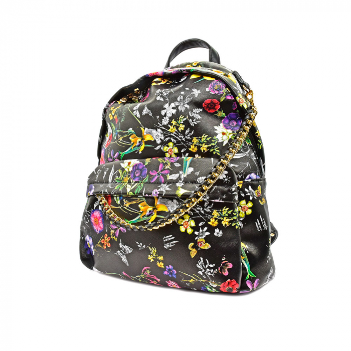 Rucsac Florys Din Piele Ecologica Negru [1]