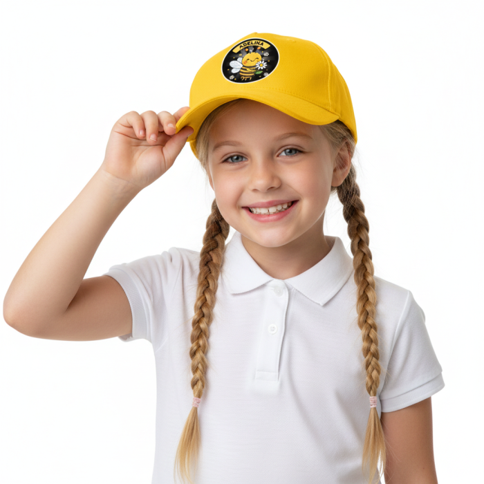 Sapca personalizata cu Albinute pentru scoala sau concursuri  ❤️ E-Cadou.com [3]