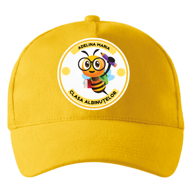 Sapca personalizata cu Albinute pentru scoala sau concursuri  ❤️ E-Cadou.com [2]