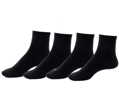 Set 4 perechi sosete femei din bumbac şi elastan, Ciserom 226, negre [2]