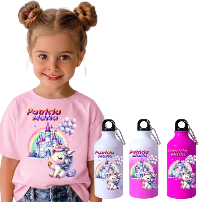 Set Back to School Tricou + Bidon de apa termosensibil la rece pentru copilul tău Tweety [4]