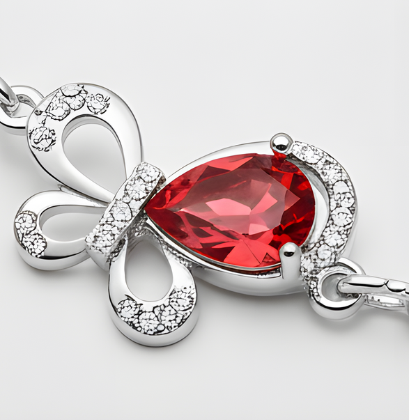 Set Bratara cu cristale si cercei asortati, placate cu aur 18K [5]