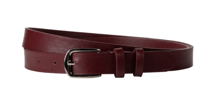 Set cadou femei Portofel si Curea de piele naturala 100% produs in Romania, visiniu, ,SRN_ALC03 [4]