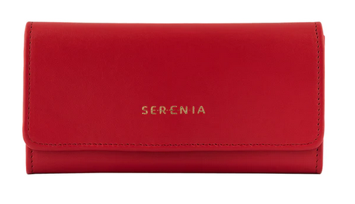 Set cadou femei Portofel si Curea de piele naturala 100% produs in Romania, rosu 2.9cm,SRN_ALC05R [4]