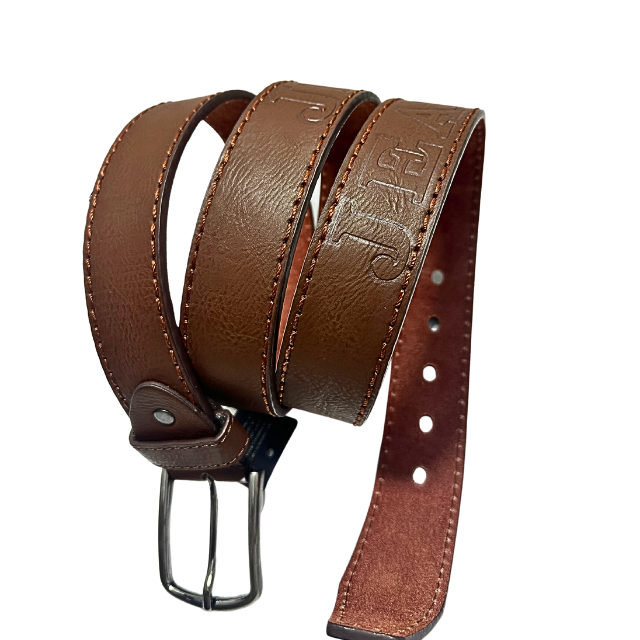 Set cadou JEANS Portofel din piele 100% si Curea piele ecologica maro, A698_010WK [6]
