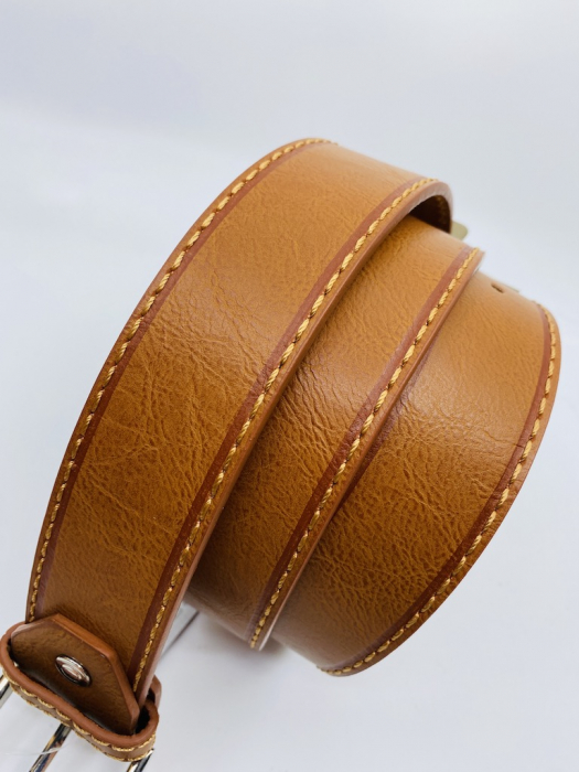 Set cadou pentru bărbați Portofel de piele si Curea maro mărime 130cm, maro Coffee, DW15040 [2]