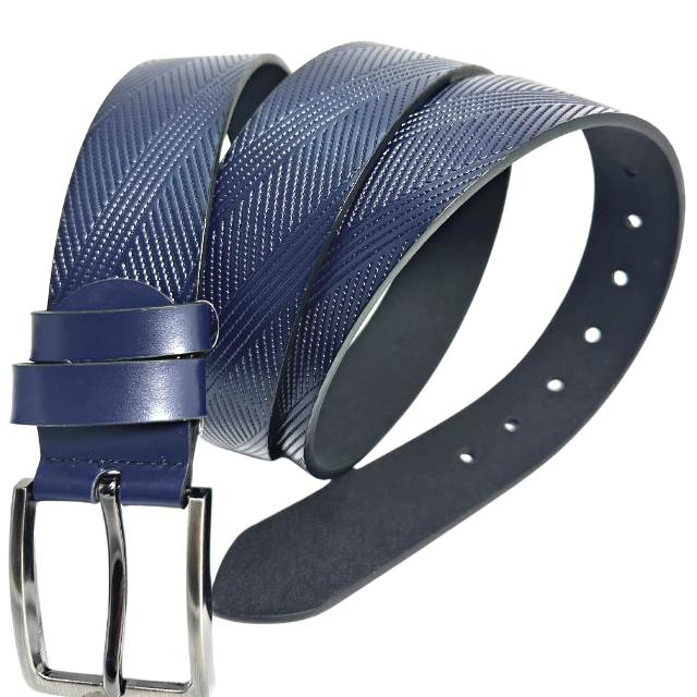 Set cadou Portofel din piele naturala si Curea din piele ecologica A-2316-4BLM, latime curea 3.5cm, e-CADOU [2]