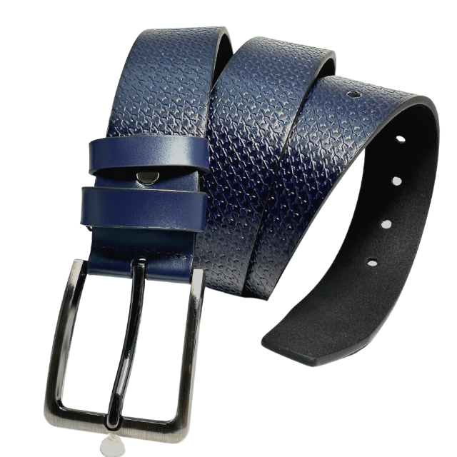 Set cadou Portofel din piele naturala si Curea din piele ecologica A-2185-4BLM, latime curea 3.5cm, e-CADOU [2]