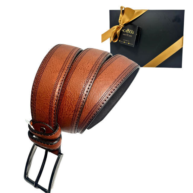 Set cadou Portofel si Curea de piele  ecologica bleomarin, LYK12006M, latime curea 3.5cm, e-CADOU [2]