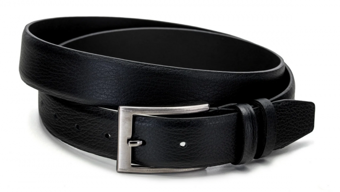 Set cadou Portofel si Curea de piele naturala de barbati culoare negru, produs in Romania, SRN_DOLL01 [2]