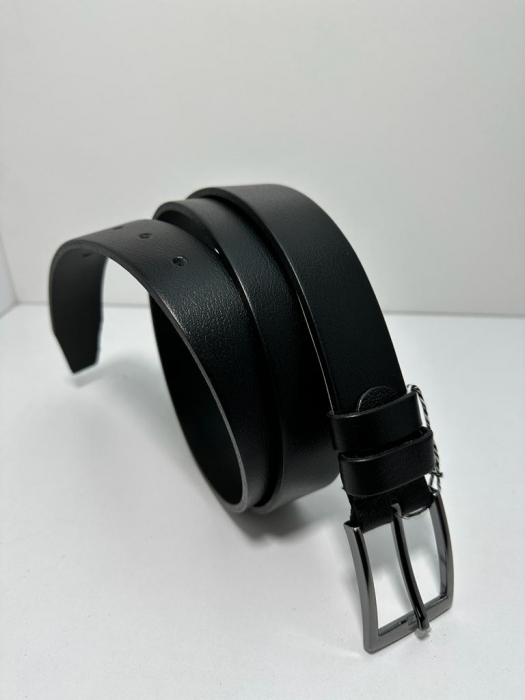 Set cadou Portofel si Curea de piele naturala de barbati neagra,TRN23.3504, latime curea 3.5cm [3]