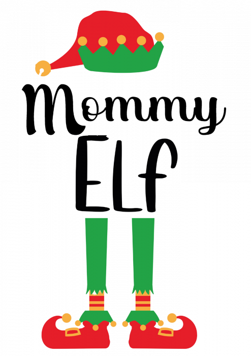 Set de tricouri personalizate Family mama, tata  si copii cu tematica de Craciun, Family Elf [3]