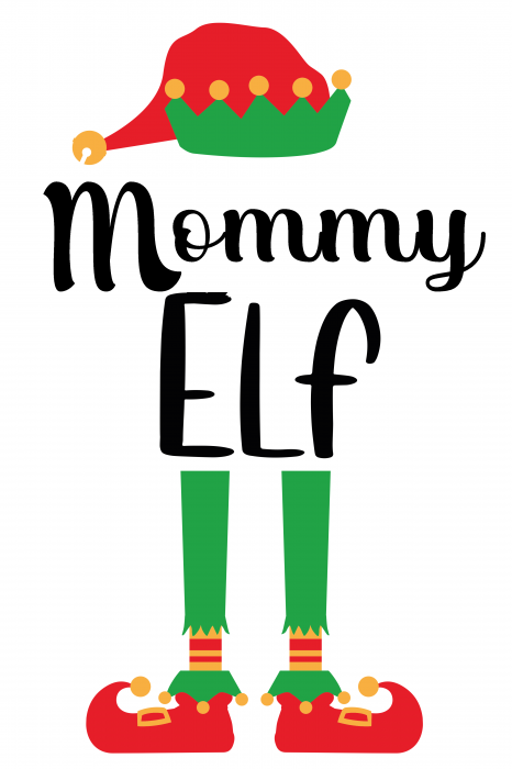 Set de tricouri personalizate Family mama, tata  si copii cu tematica de Craciun, Family Elf [2]