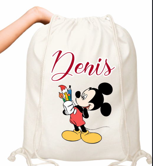 Set promotional Back to school prima zi de gradinita scoala din bumbac ABS339 [2]