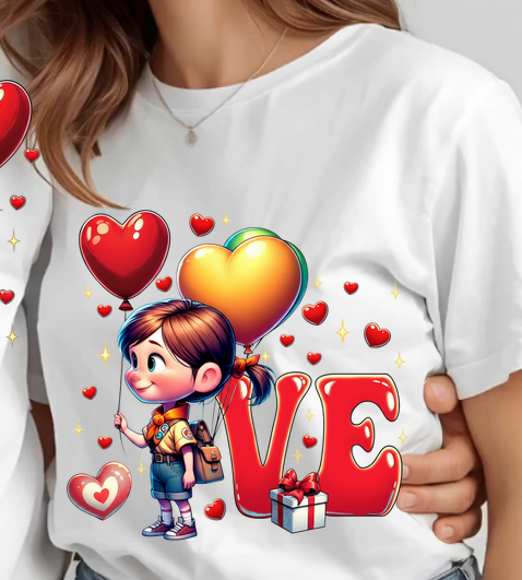 Set tricouri pentru cuplu personalizate cu imprimeu – Minnie & Mickey | Valentine’s Day ❤️ [2]