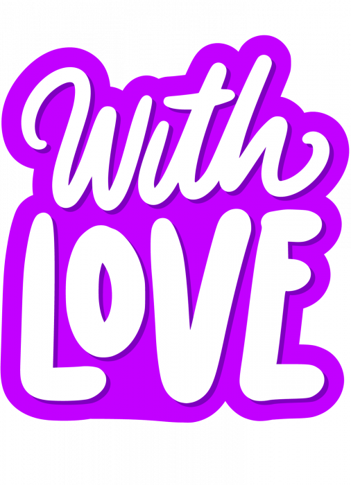 Set tricouri pentru cuplu personalizate Valentines Day VD2416 With love [2]