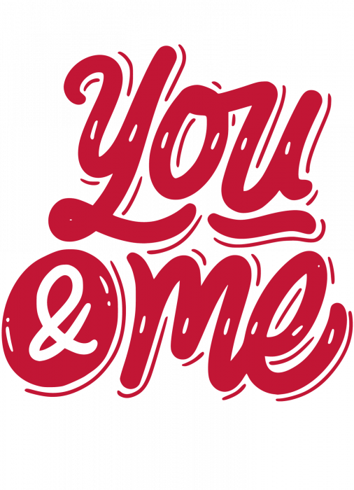 Set tricouri pentru cuplu personalizate Valentines Day VD2417B You & me [2]