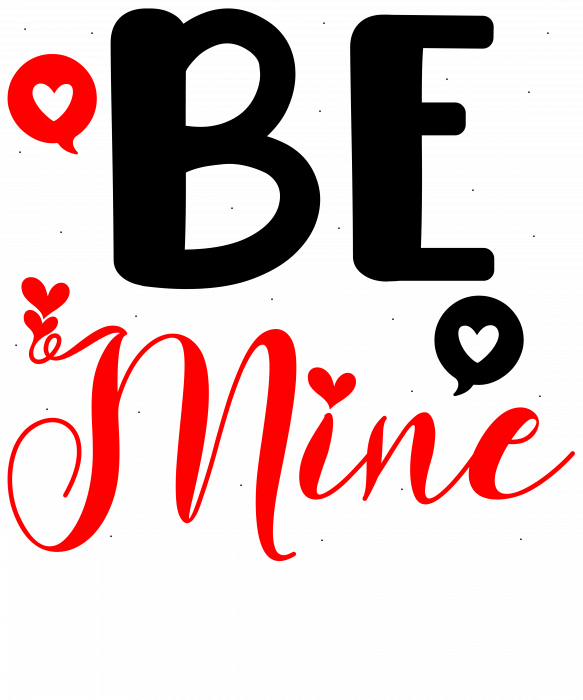 Set tricouri pentru cuplu personalizate Valentines Day VD2425 Be Mine [3]