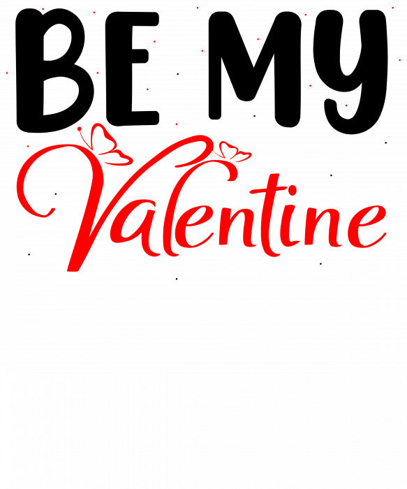 Set tricouri pentru cuplu personalizate Valentines Day VD2426 Be My Valentine [3]