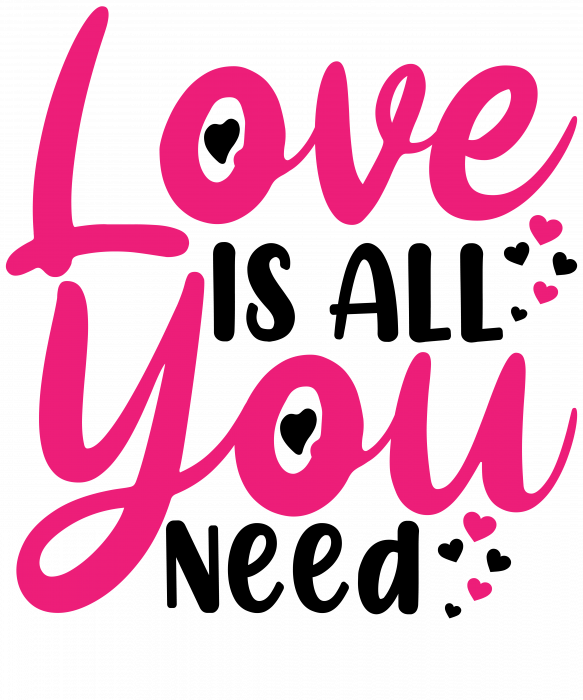 Set tricouri pentru cuplu personalizate Valentines Day VD2430 Love is all I need [3]