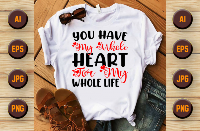 Set tricouri pentru cuplu personalizate Valentines Day VD2433 [3]