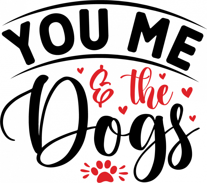 Set tricouri pentru cuplu personalizate Valentines Day VD2437 You Me & the Dogs [2]