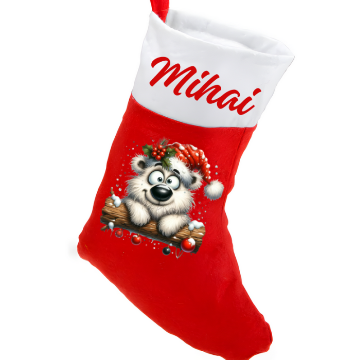 Cizmulita personalizată de Craciun cu Nume sau orice alt text XM1301S160 [4]