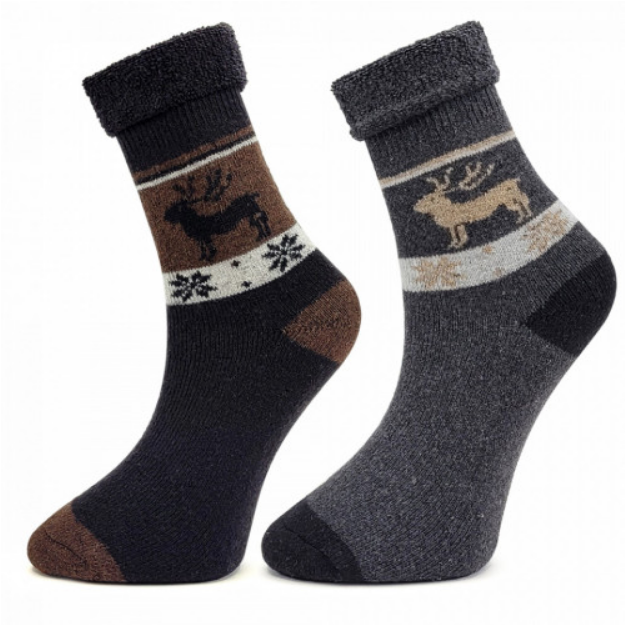 Sosete barbati Groase si Călduroase din bumbac, set 5 perechi, TFV9328, perfecte pentru iarna [2]
