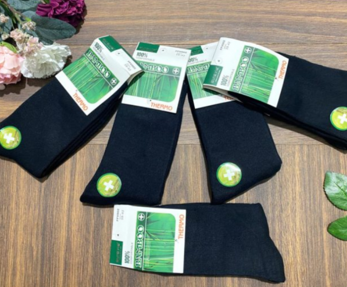 Sosete femei thermo din bambus, set 5 perechi, NNV001, perfecte pentru iarna [3]