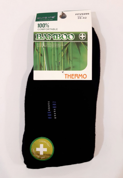 Sosete barbati thermo din bambus, set 5 perechi, FFV9299, perfecte pentru iarna [3]