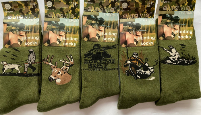 Sosete barbati thermo din bambus, set 5 perechi, FEV5713, perfecte pentru iarna, vanatori [2]