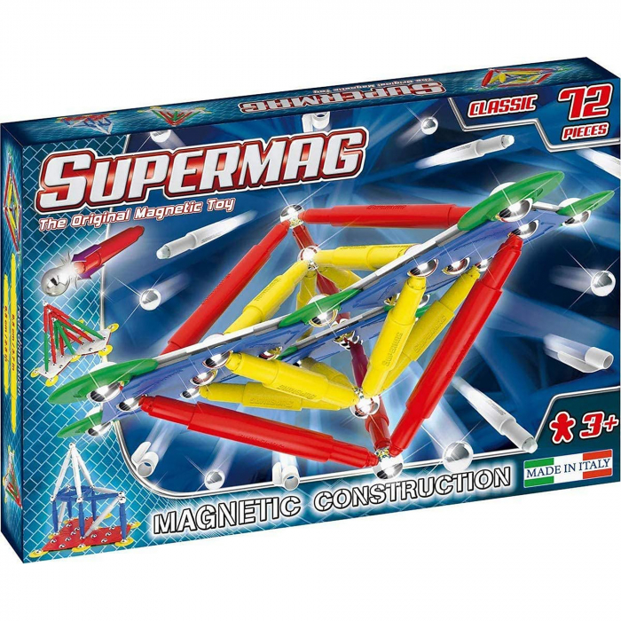 SUPERMAG CLASSIC PRIMARY - SET CONSTRUCTIE 72 PIESE