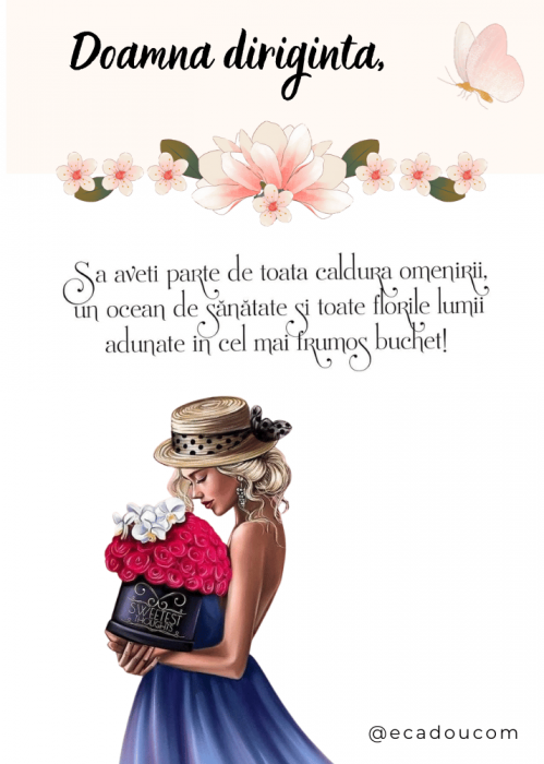 Tablou Cadou invatatoare sau profesoare 8 martie cu mesaje personalizate T1015_16 [2]