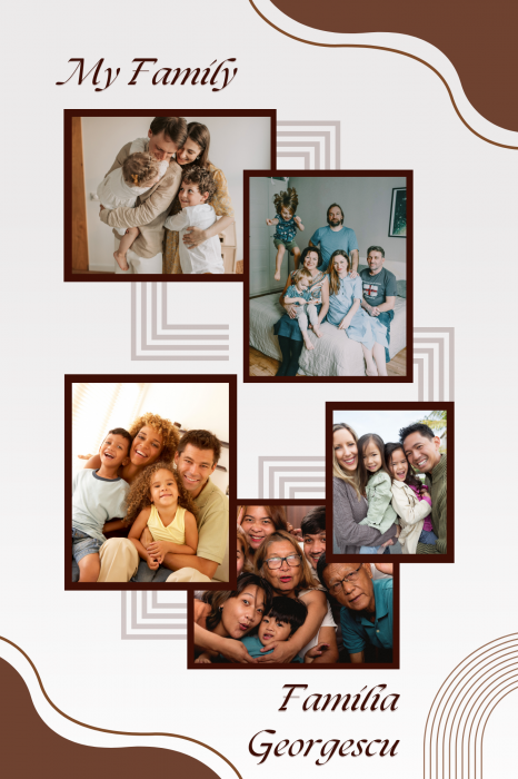 Tablou personalizat cu 5 poze de familie - Cadoul ideal pentru familie [2]