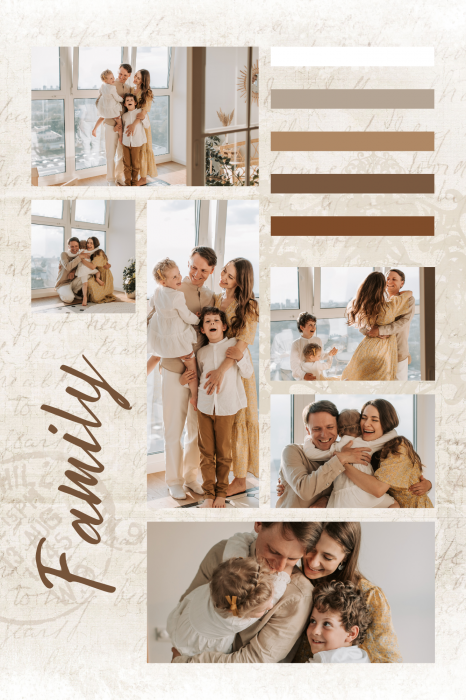 Tablou personalizat cu 6 poze de familie - Cadoul ideal pentru familie TA4_P2 [2]