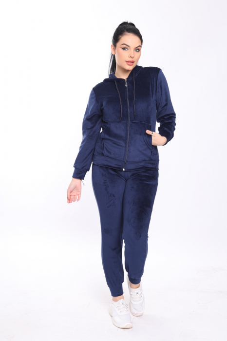 Trening dama bleomarin, catifea soft, fermoar, e-Cadou [7]